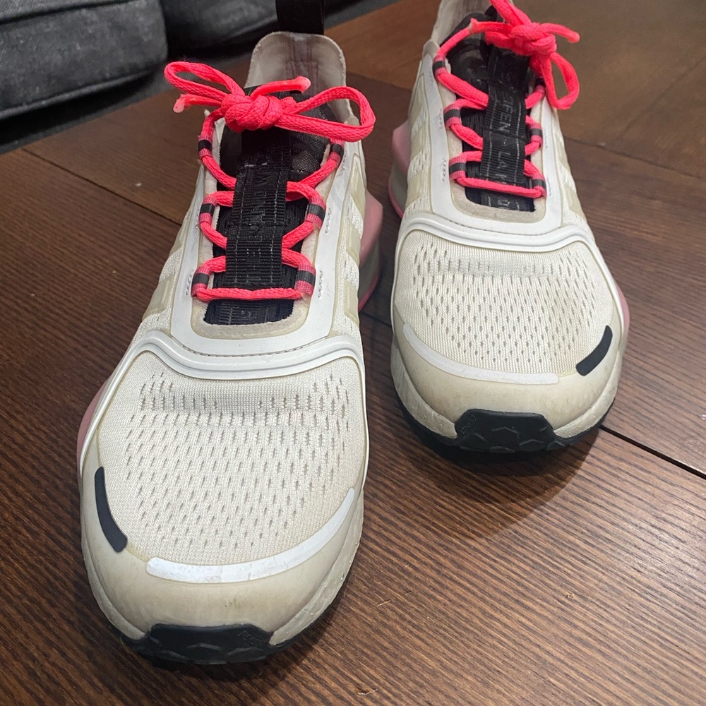 Adidas Sneakers with Pink Accents